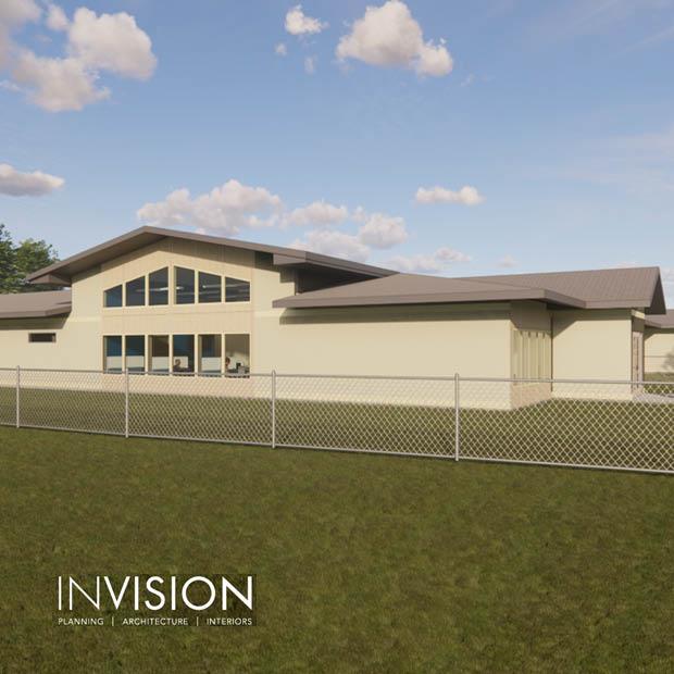 Rendering of Finished Sim Lab Expansion