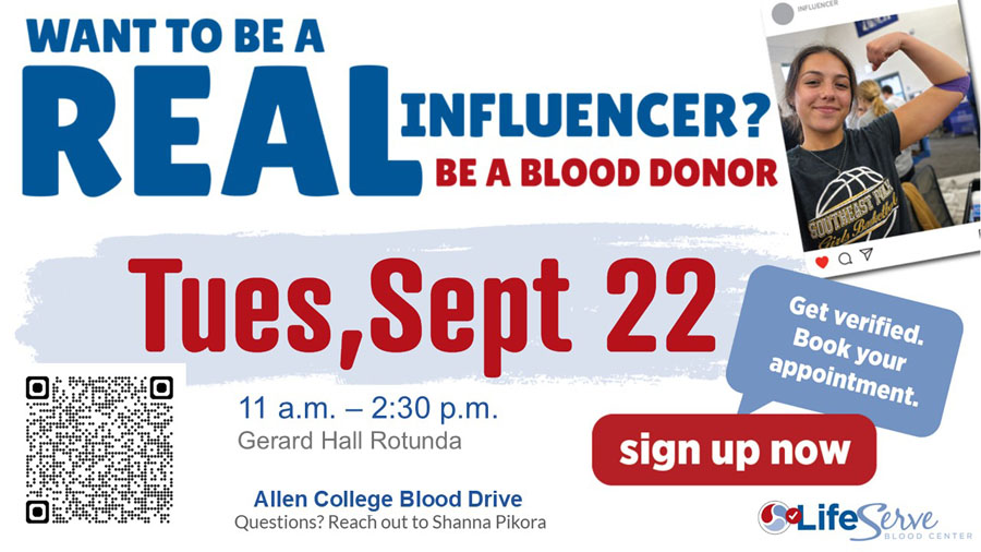 Image of Allen College Blood Drive Fall 2026