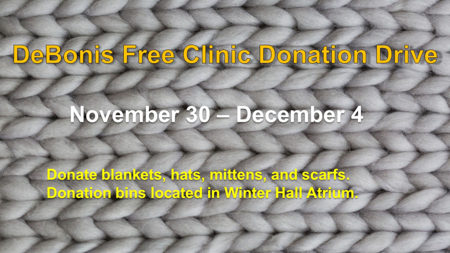 Image of DeBonis Free Clinic Donation Drive