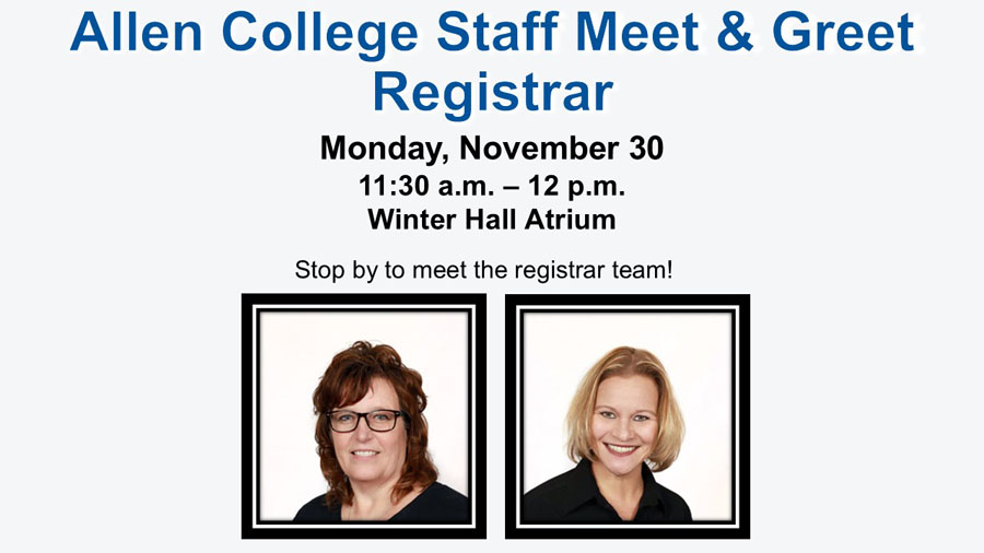 Image of Meet & Greet Registrar