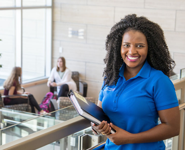 Photo of an Allen College Nursing Student 